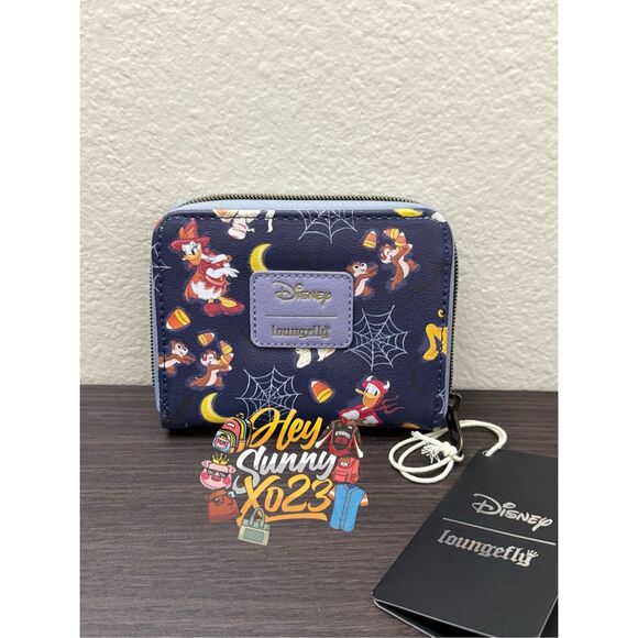 Loungefly Disney Mickey Mouse And Friends Halloween Zip Wallet - Picture 1 of 3